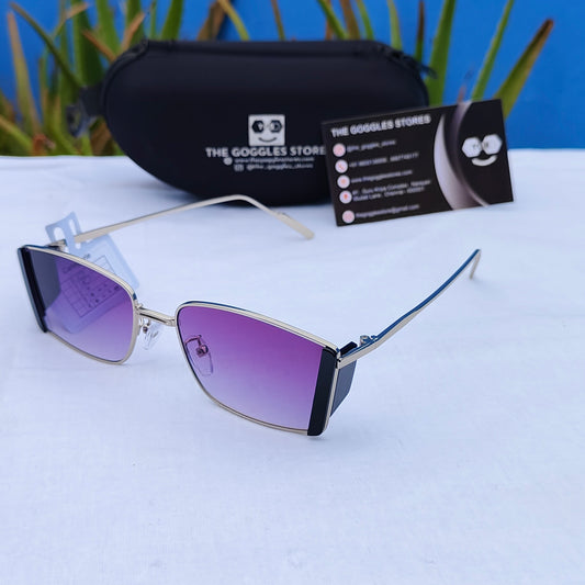 Rectangle metal sunglasses r3008