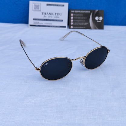 Oval TGS Metal Unisex Sunglasses