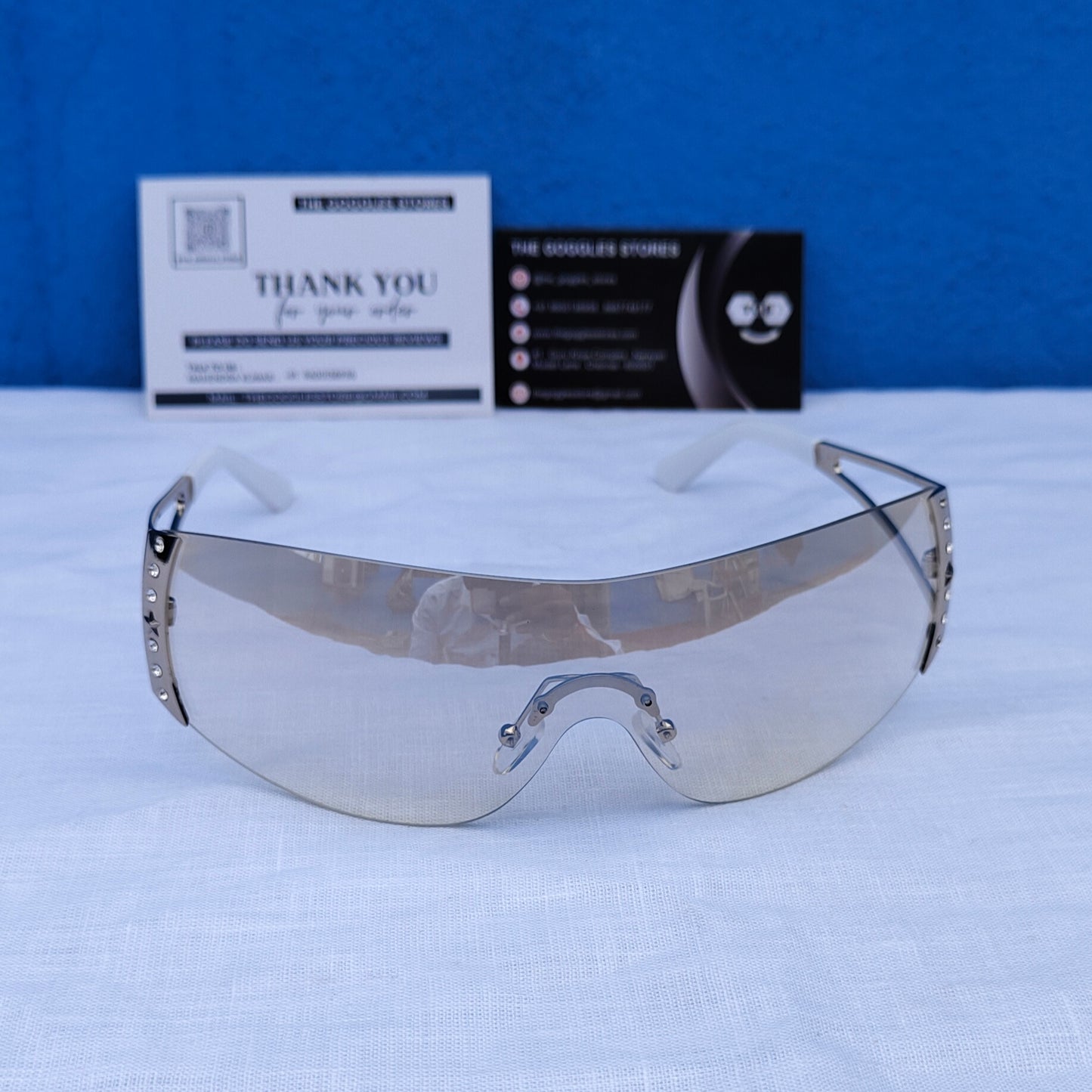 Y2K Oversized Rimless